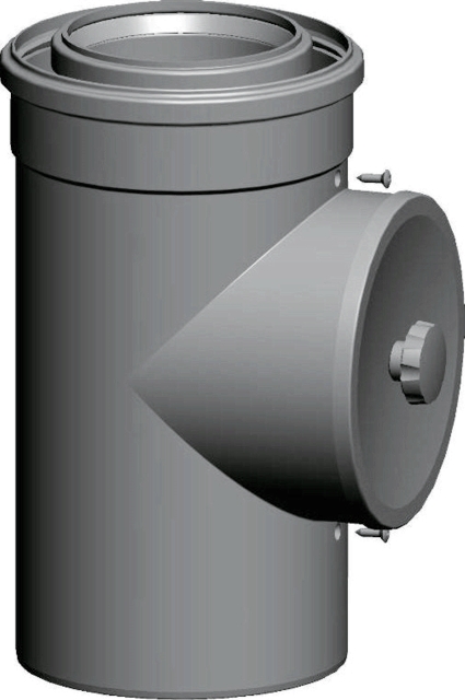 Wolf Revisionsrohr DN110/160 konzentr. 250 mm, weiß, aus PP Wolf Revisionsrohr DN110/160 konzentr. 250 mm, weiß, aus PP