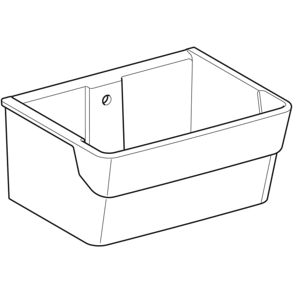 Geberit Publica Garda Mehrzweckbecken 74x35x58,5cm, mit Überlauf, weiß