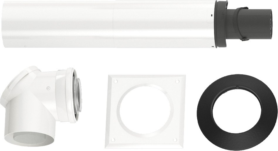 BOSCH Abgaszubehör FC-Set80-C13x Grundpaket waagerecht d:80/125mm
