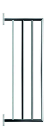 DU Karree Handtuchablage, Chrom, 240x668x35