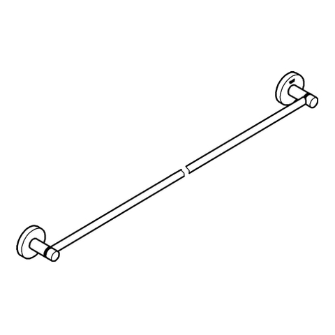 GROHE Badetuchhalter Essentials 40386_1 800mm Metall supersteel