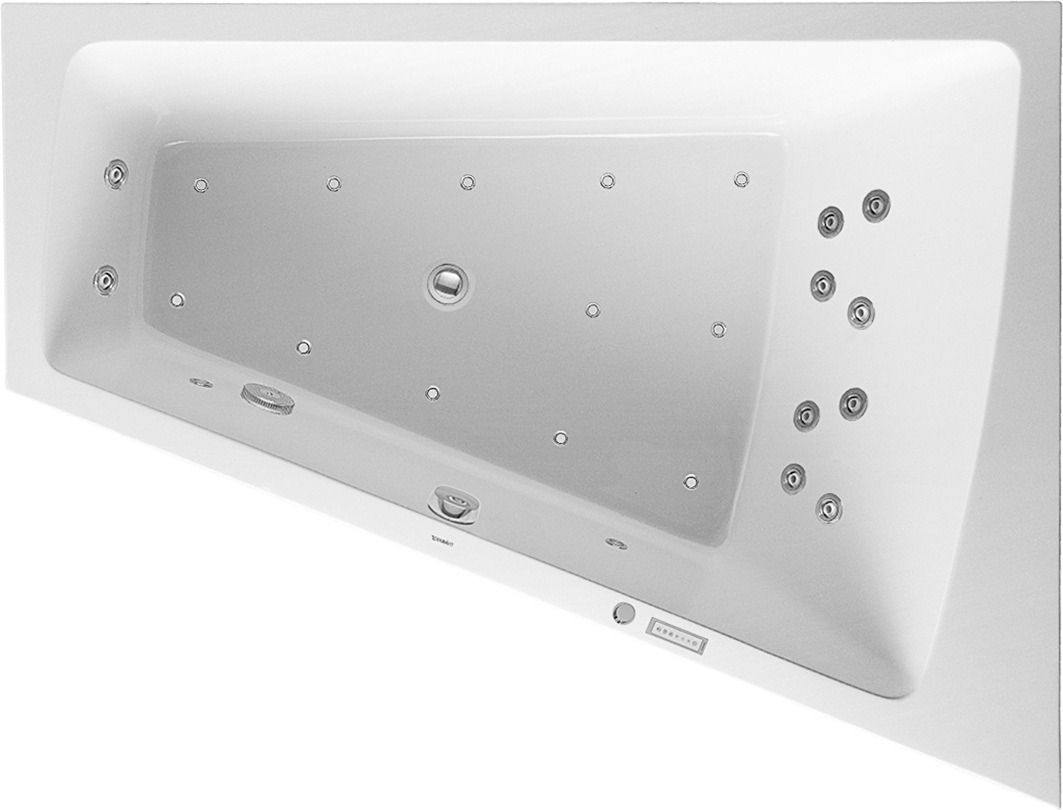Duravit Whirlwanne Paiova 1700x1300mm, weiß Einbauversion, Ecke re. Combi E