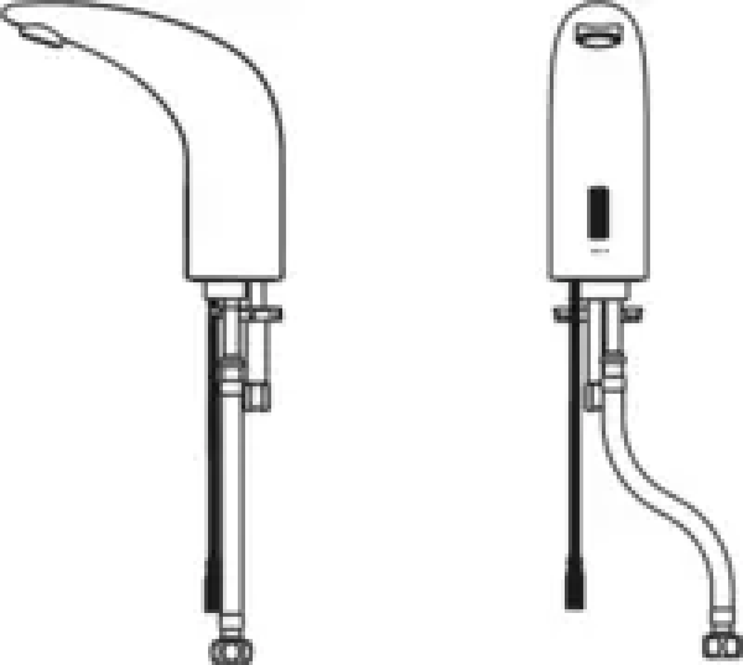 Armatur Saniline Dolphin 2 Vorgemischtes Wasser/Kaltwasser Netz