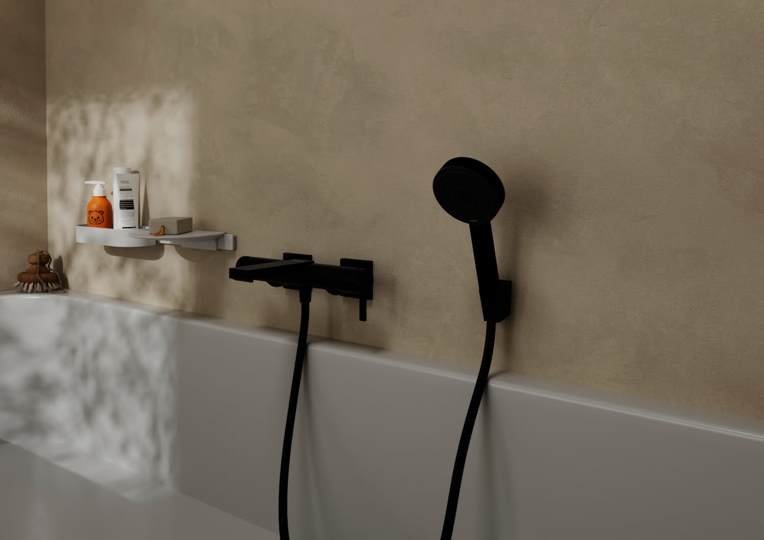 Hansgrohe Wannenmischer Aufputz Tecturis E MSW