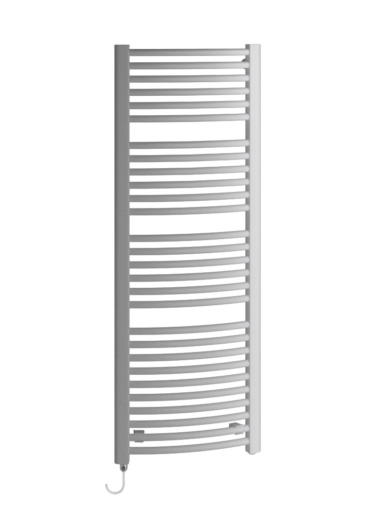 Kermi Basic R-E BH804x35x450mm 400W,glanzsilber,links,WWS weiß,SK1