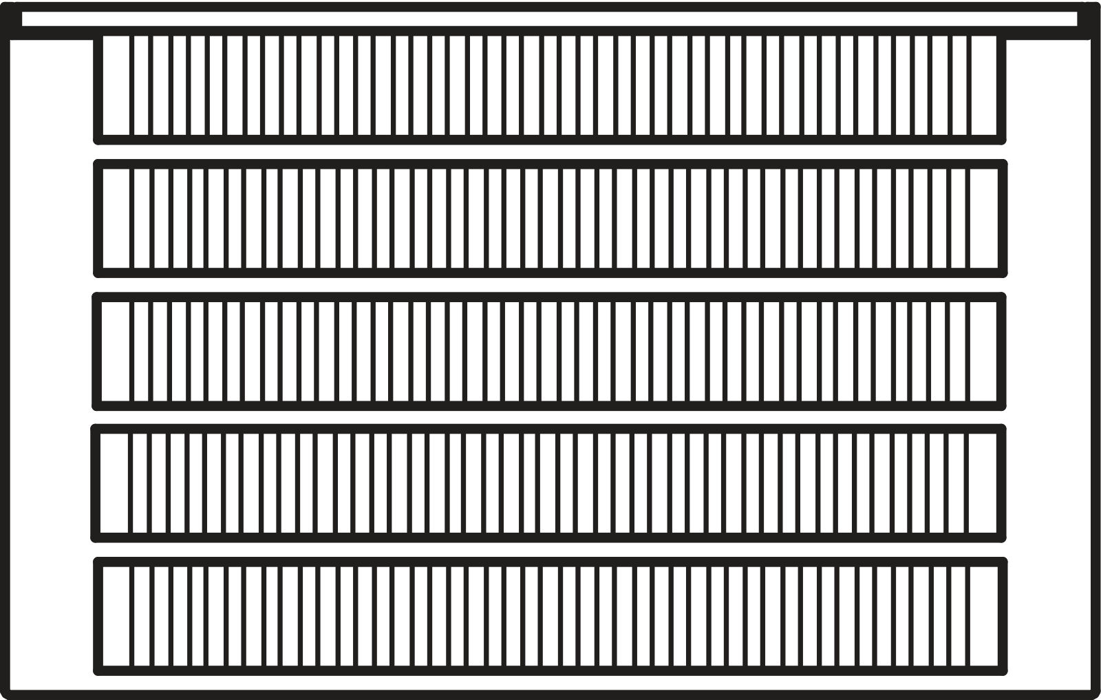 Kermi Kon m. Str. Typ55 BH280x316x2000 QN5740, weiß, 6bar, o. Abd., AB Uni.