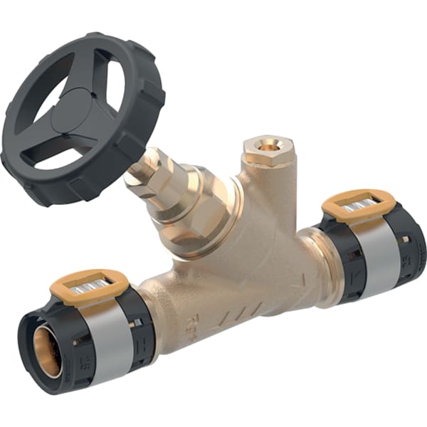 Geberit FlowFit Schrägsitz-Absperrventil d50 RG+