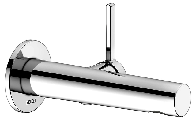 KEUCO EHM-WT-Mischer UP Edition 400 51516, f. W.-Mont. Ausl. 165 mm verchr.