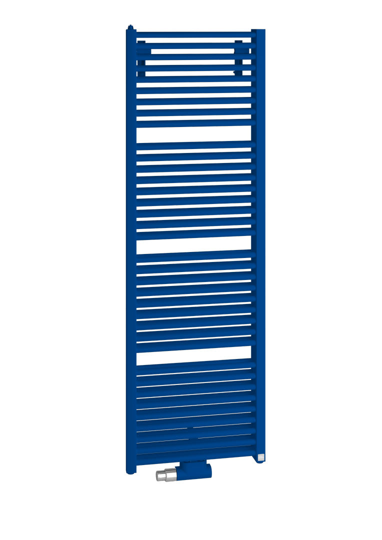 Kermi Duett BH 1796x74x634mm QN1567, schwarz soft (RAL 9005 MT)