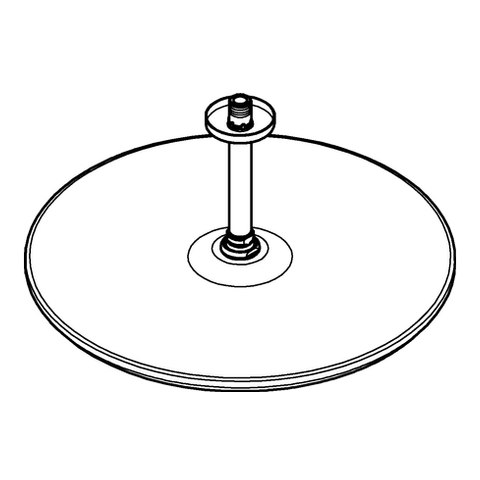 GROHE Kopfbrauseset Rainshower C 400 26256 DA 142mm 1 Strahl 7,5l/min chrom