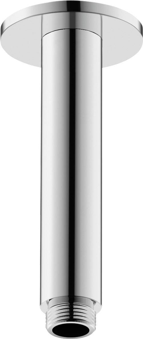 DU Brausearm L 125mm, Deckemontage Rosette Rund, Chrom HG