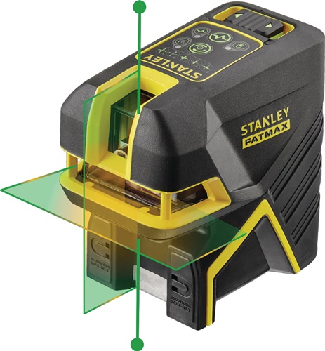 Kreuzlinienlaser FatMax® FM 2Punkt Li-Io n grün 30(50m.Empfänger)/Pk.45m ±3mm/10m Kreuzlinienlaser FatMax® FM 2Punkt Li-Io n grün 30(50m.Empfänger)/Pk.45m ±3mm/10m
