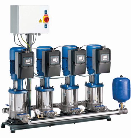 KSB Druckerh. DeltaBasic SVP 2-04/02 mit 2 Movitec 04/02, 0,37kW, Zulauf F