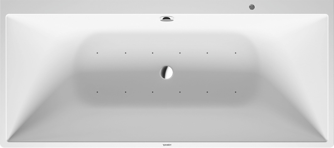 DU DuraSquare Whirlw. 1800x800mm Vorwand Nahtl.VK Rückens.2 L/R Air-Syst. We M.