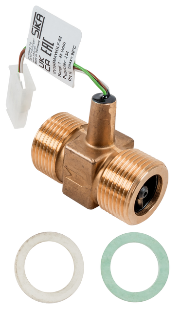 Wolf Durchflusssensor 2x G3/4" für CAT-2 Trinkwasserkreis