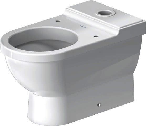 DU Stand-WC Kombi Starck 3 655 mm Tiefspüler,f.SPK,Abg.Vario,weiß,HYG
