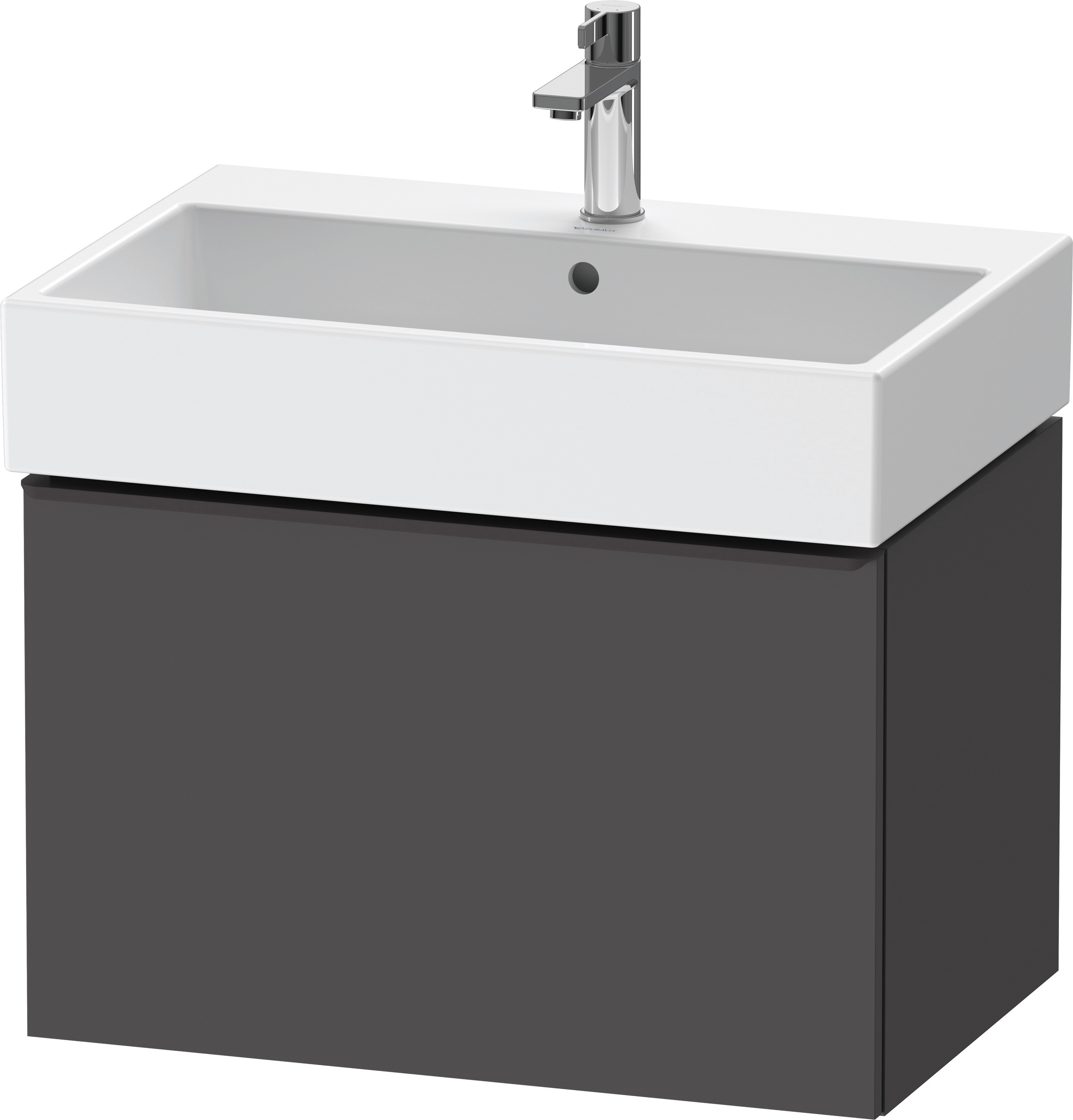 Duravit D-Neo WTU,Wdh,Ausz:1,Gr:Diamant Schw. 684x442x440mm,Graphit Matt, Dekor