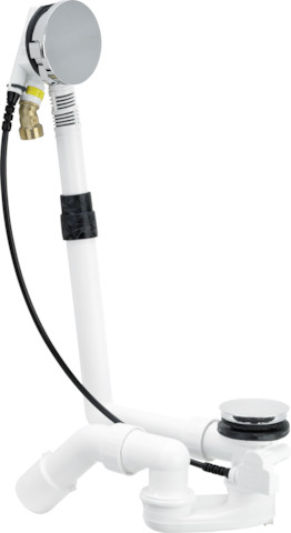 Viega Ab-und Überlauf Multiplex Trio 6161.50 in 560mmxDN40/50 verchromt