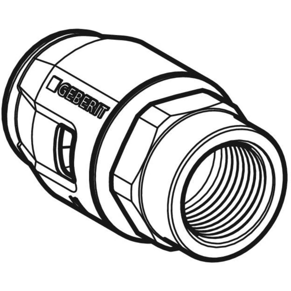 Geberit PushFit Übergang mit IG Rg d20-Rp3/4