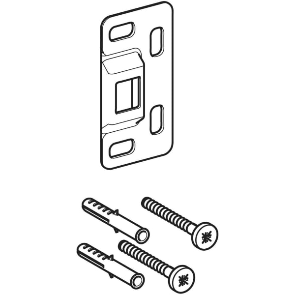 Geberit Bef. Material für WTU Set mit Schrauben und Dübel Geberit Bef. Material für WTU Set mit Schrauben und Dübel