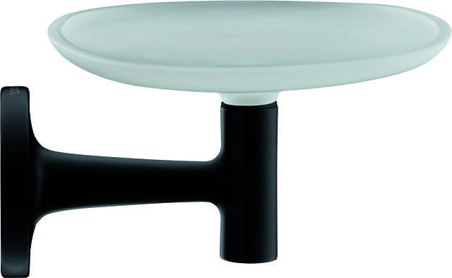 DU Starck T Seifenschale, Swa Matt, Akzentfarbe: Wß Matt, 140x119x66 , : Gla