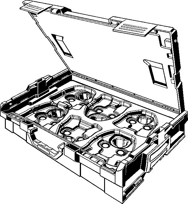 Viega Systemkoffer 2202.64 ohne Pressbacken