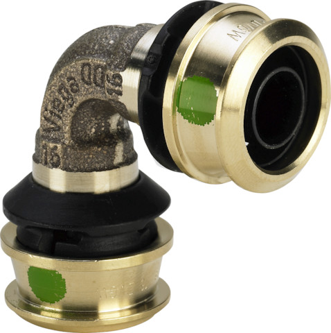 Viega Winkelkupplung mit SC Raxofix 5316 in 16mm Siliziumbronze 90 Grad Viega Winkelkupplung mit SC Raxofix 5316 in 16mm Siliziumbronze 90 Grad
