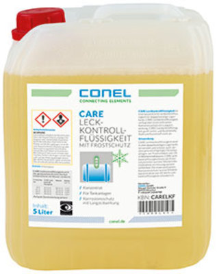CARE Leck-Kontrollflüssigkeit 5 Ltr Kanister f.Flüssigkeitskontrollgl. CONEL CARE Leck-Kontrollflüssigkeit 5 Ltr Kanister f.Flüssigkeitskontrollgl. CONEL