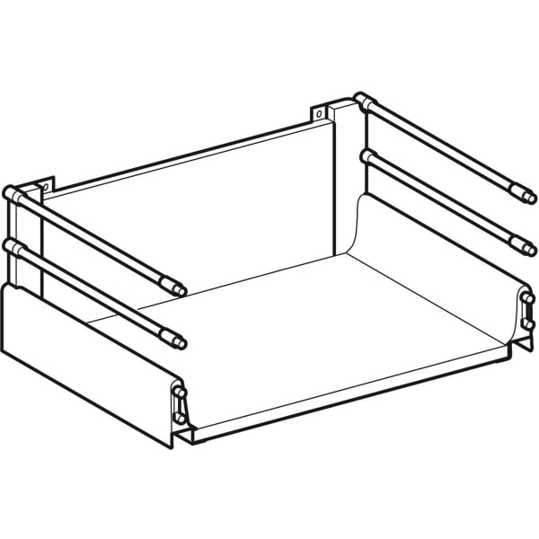 Geberit Schublade für Unterschrank für WT Breite 60 cm, Acanto verkürzte Ausladung