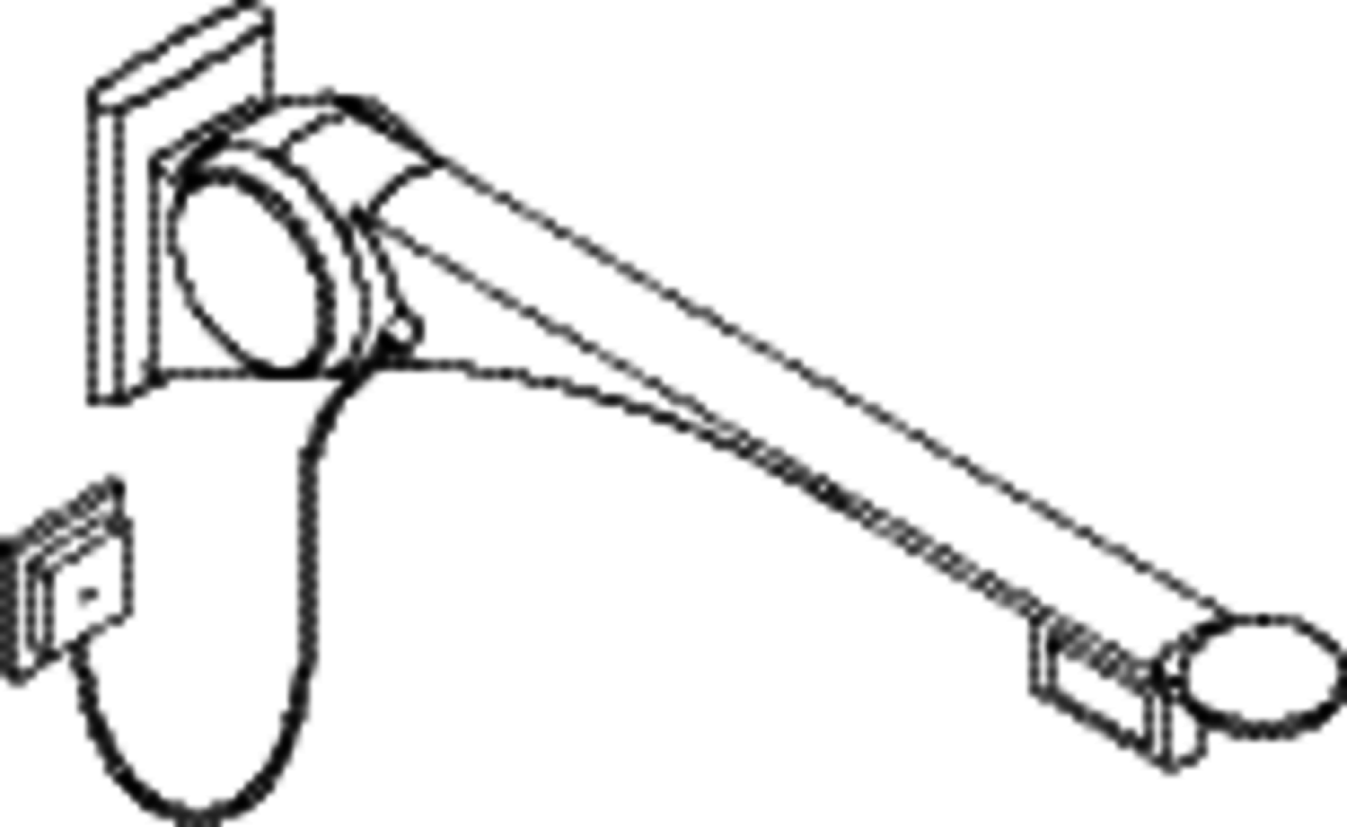 HEWI Stützklappgriff Premium,850 mm, re Spülausl.(E-Ausf.) weiß hgl.- weiß mt