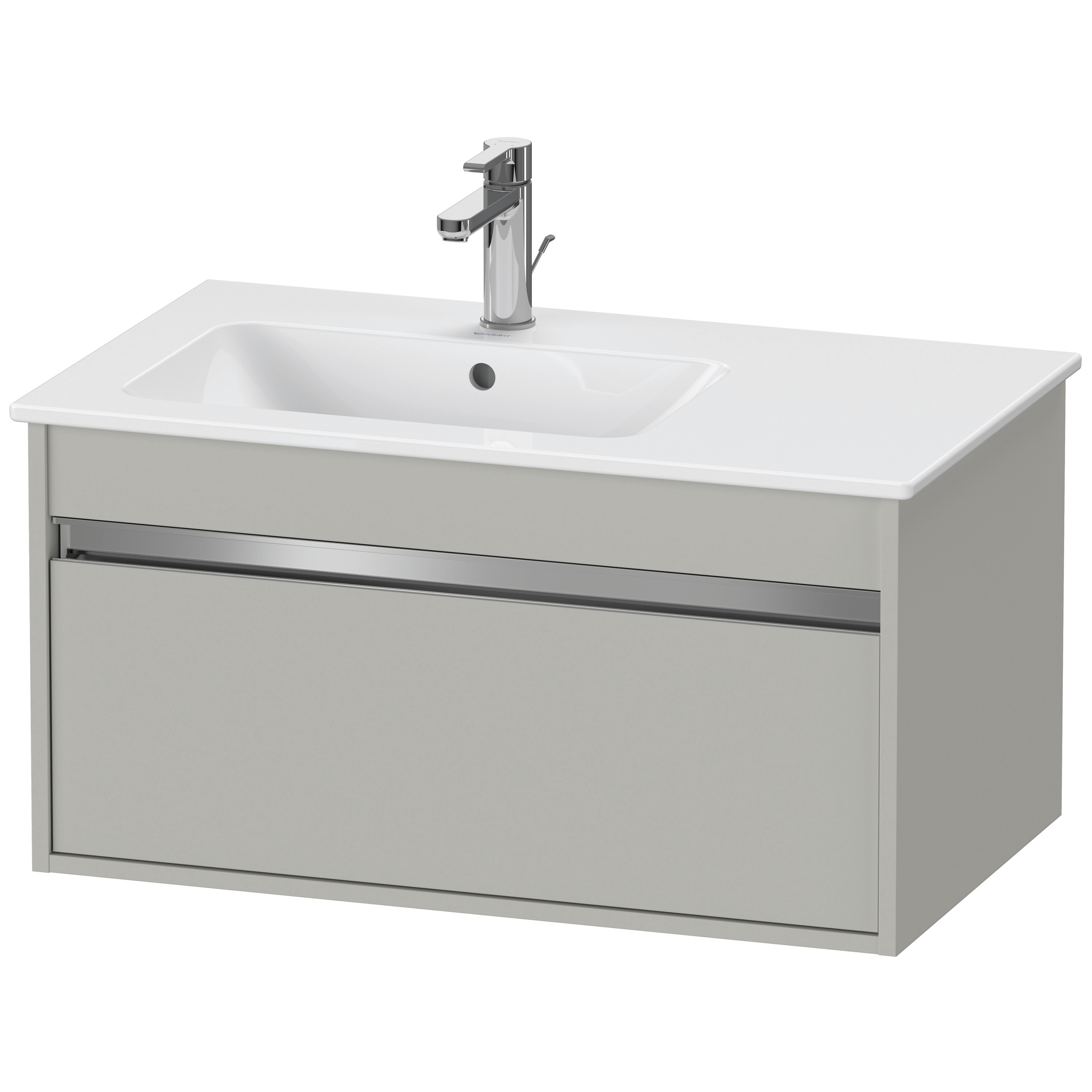Duravit WTU Ketho f. ME by Starck, 1 Auszug 410x800x475mm, Betongrau Matt