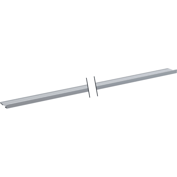 Geberit Kollektorprofil CleanWall Wandablauf für Dusche, Edelstahl gebürst. L: 150cm