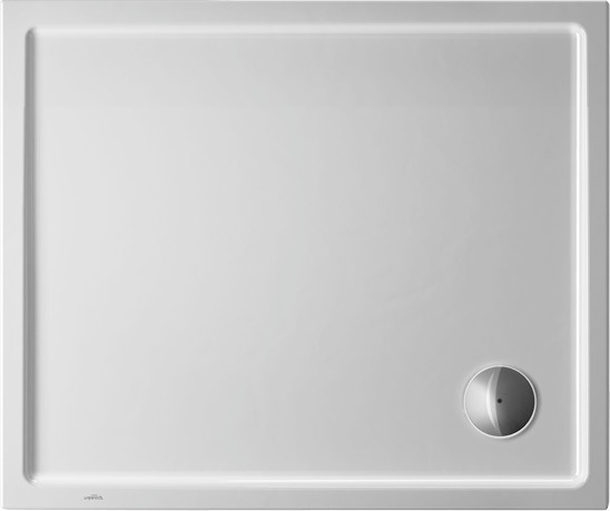 DU Starck Slimline Duschwanne, Rechteckig, 900x750x45 mm, Weiß, Sanitär