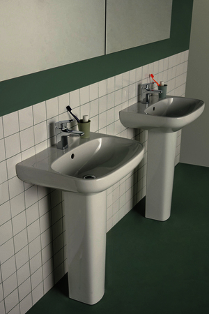 IS Waschtisch i.life A 1Hl. m.Ül. 550x440x150mm Weiß