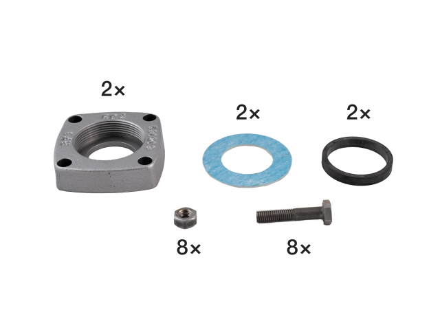 BIRAL Zubehör HLKKS Gewindeflansch Z70, 2"xDN32, 20mm (2x10)