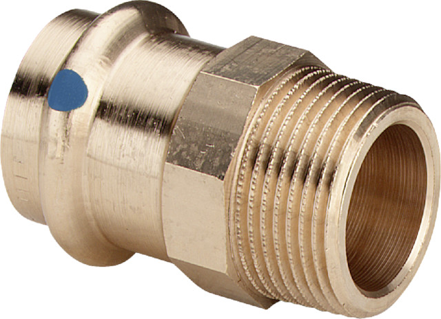 Viega Übergangsstück mit SC Sanpress 2211LF in LABS-frei in 15mm x R1/2 Sibr Viega Übergangsstück mit SC Sanpress 2211LF in LABS-frei in 15mm x R1/2 Sibr