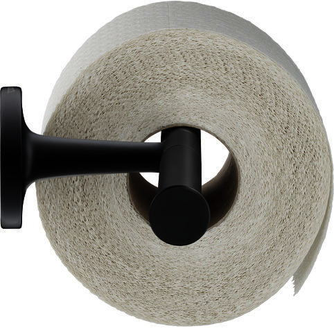 DU Starck T Papierrollenhalter, Schwarz Matt, 255x76x50