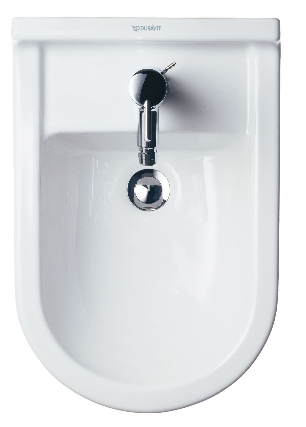 DU Wand-Bidet Starck 3 540 mm mit ÜL, mit HLB, 1 HL, weiß