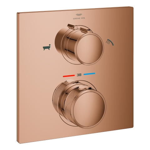 GROHE Thermostatbatterie Allure 19446_2 FMS für Rapido SmartBox warm sunset