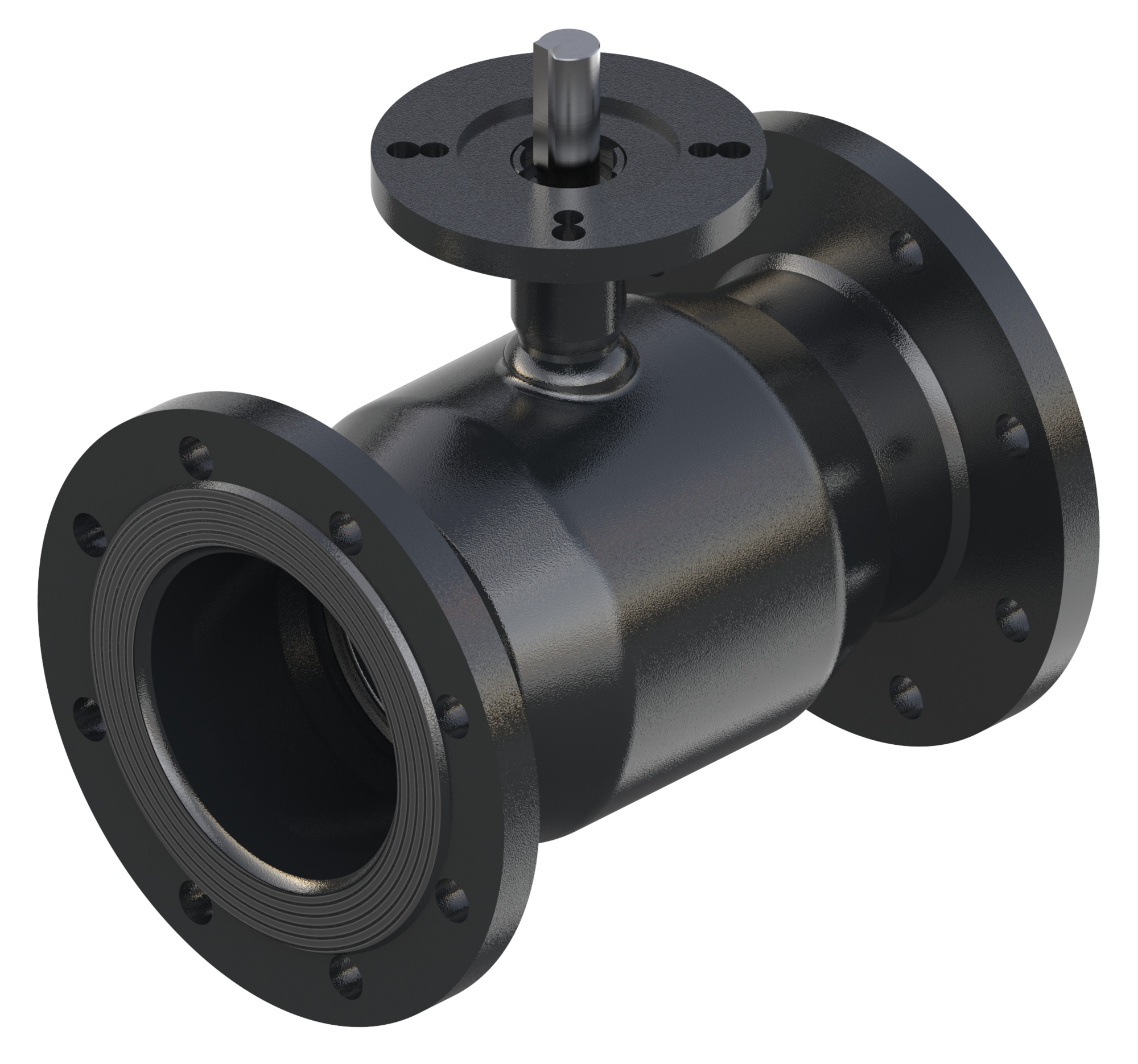 Danfoss Kugelhahn JIP116.10A ISO-Flansch o. Handr. DN100 Kvs640m3/h PN16 FL/FL