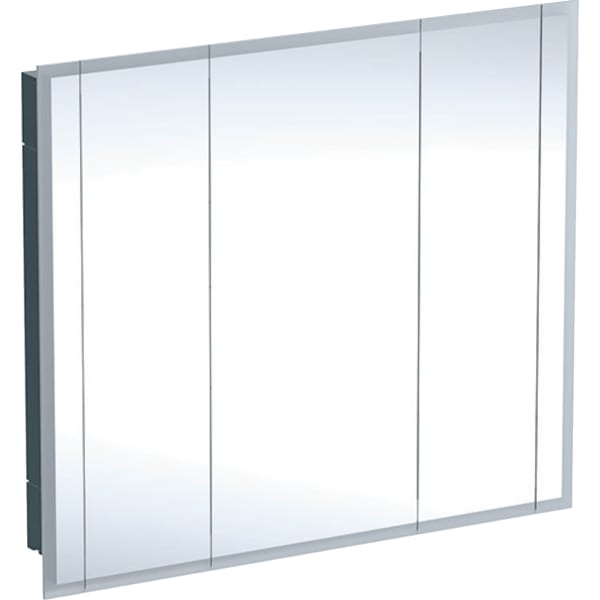 Geberit ONE Spiegelschrank mit Beleuchtung drei Türen, 115x100x16cm