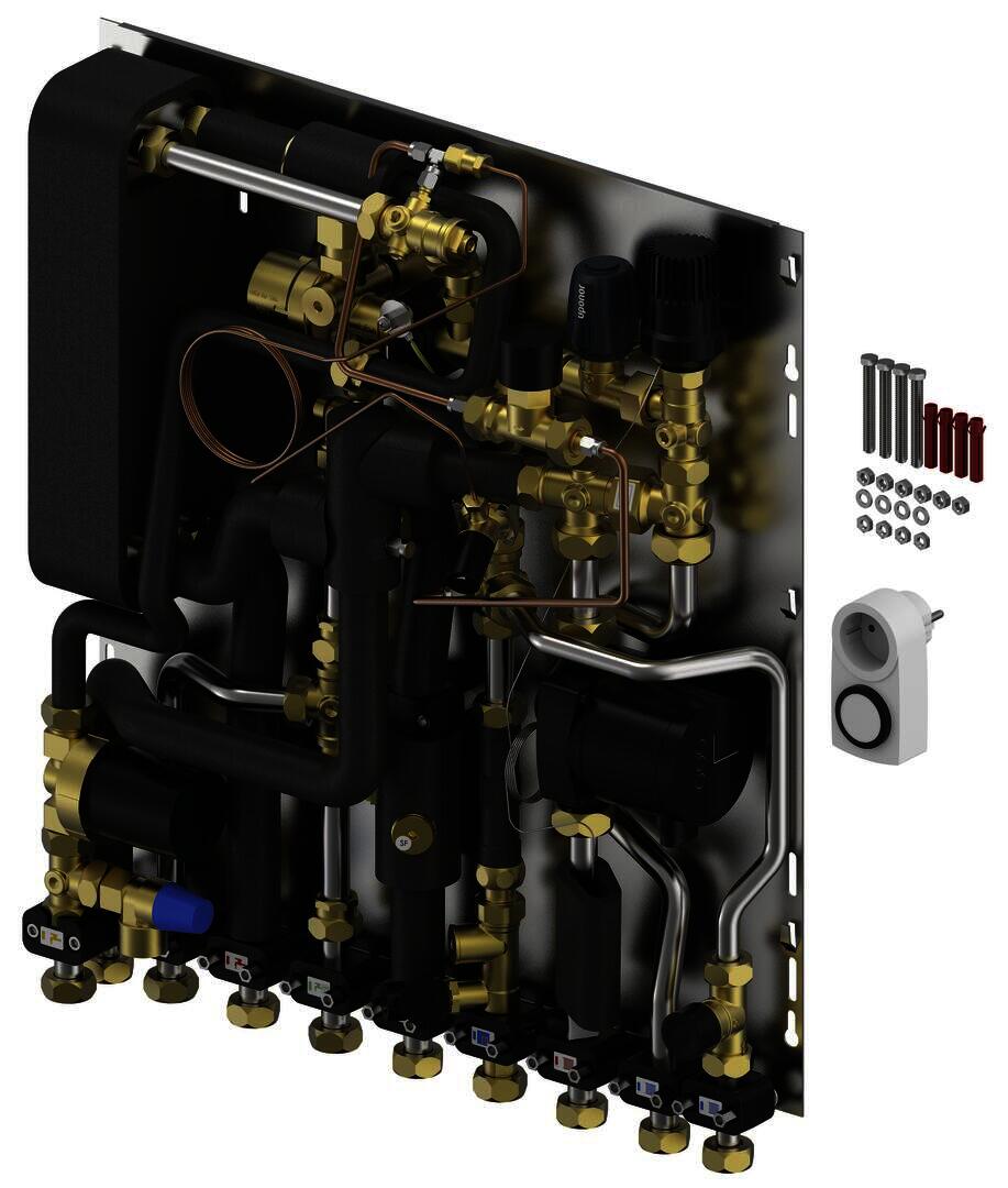 Uponor Combi Port M-Pro Wohnungsstation UFH 19 St BP DT ZM MS UL SS ZA 2C