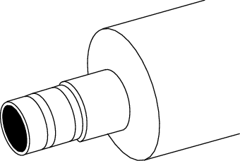TECEflex Verbundrohr PE-Xc/Al/PE-RT vorgedämmt, RS 26, rot, Dim. 25