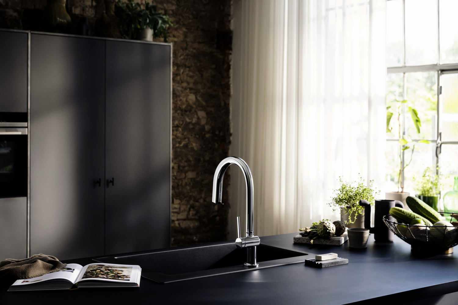 Hansgrohe SodaSystem 210 Aqittura M91 Ausziehauslauf 1j sBox Starter Set chrom
