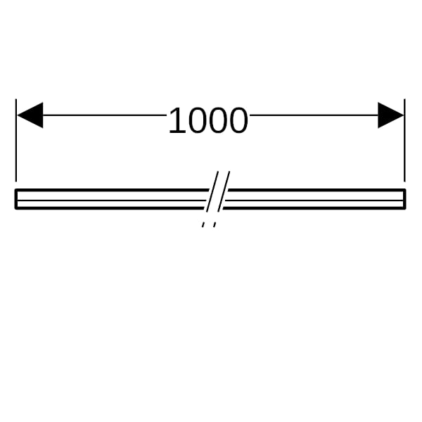 Geberit Einlegeband für Rohrschellen d200-315
