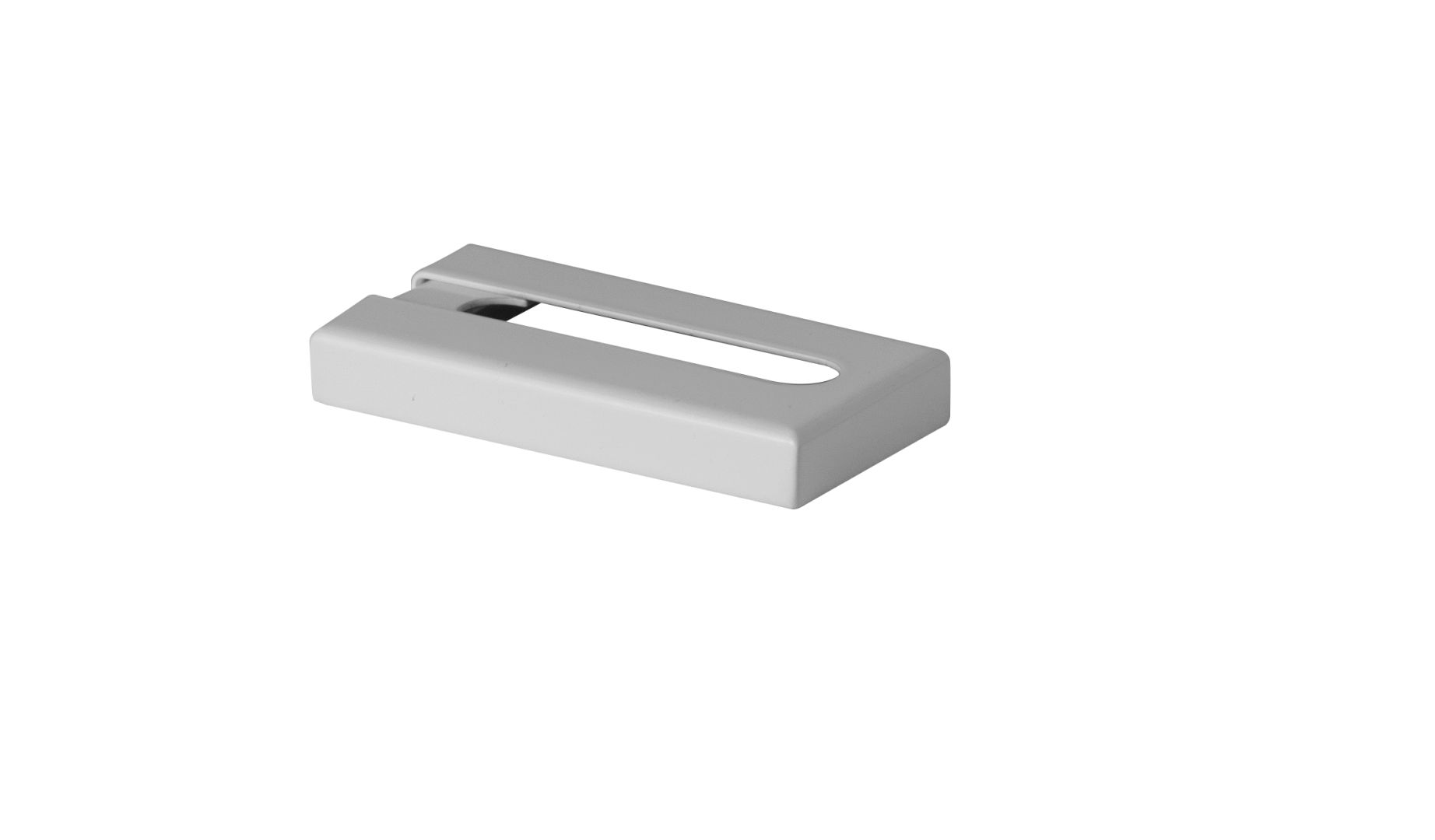 Kermi Abdeckrosette für Standkonsolenfuß Rohbodenmontage, weiß, 60x10 mm, Metall