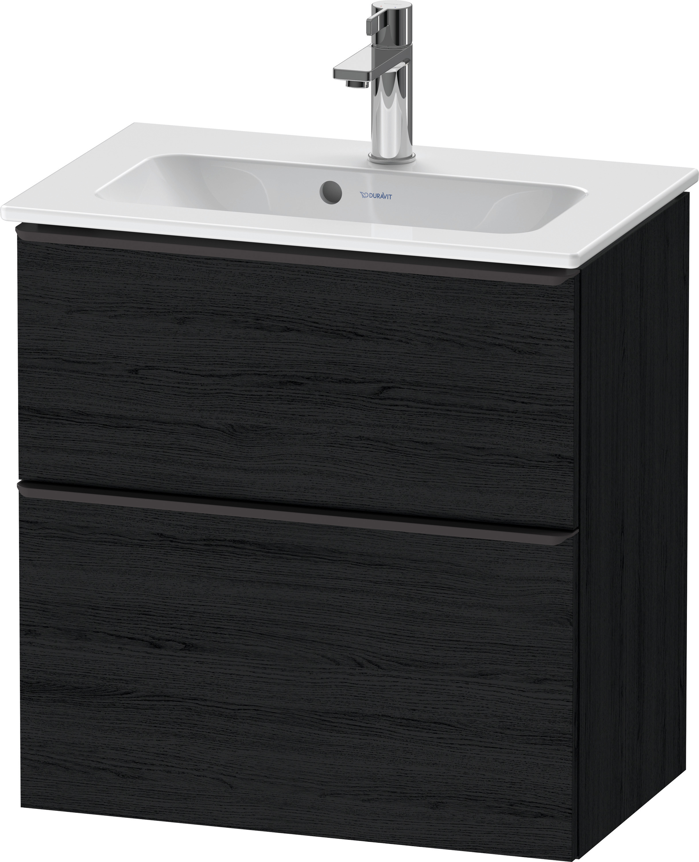 Duravit D-Neo WTU,Ausz:1,Schubk:1,GR:Dia.Schw 610x372x625mm,Wdh,Eiche Schwrz.Matt,Dek