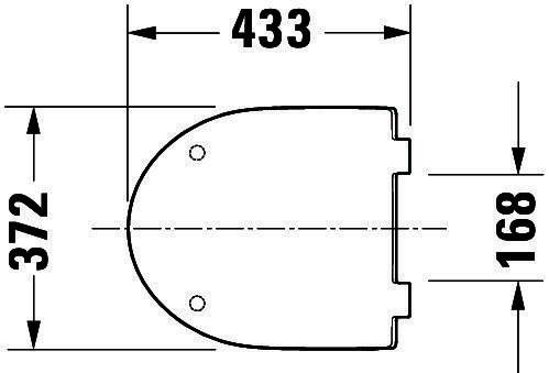 DU WC-Sitz Duravit No.1 Compact Weiß,mit Absenka.,Scharnier EDST