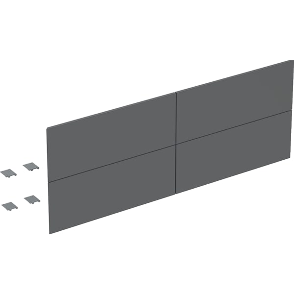 Geberit Set Schubl.-Frt für ONE US, 4 Schubl. für WT B: 135cm, lava matt