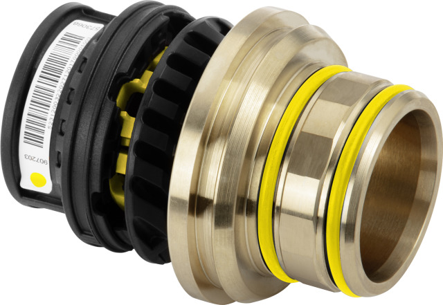 Viega Anschlussstück mit SC Geopress K 9793G in 63 mm Kunststoff für Gas